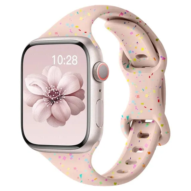 Slim Silicone Sports Watch Band