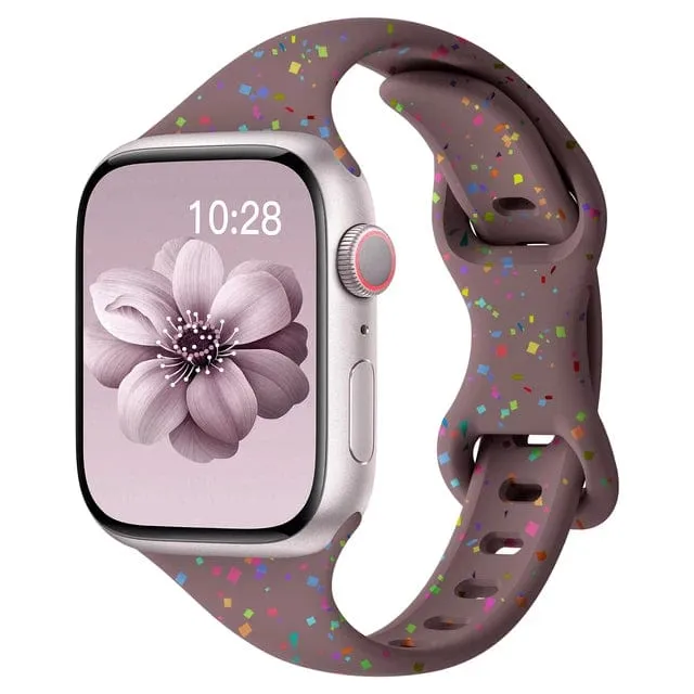 Slim Silicone Sports Watch Band