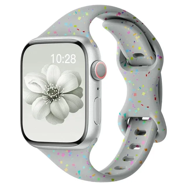 Slim Silicone Sports Watch Band