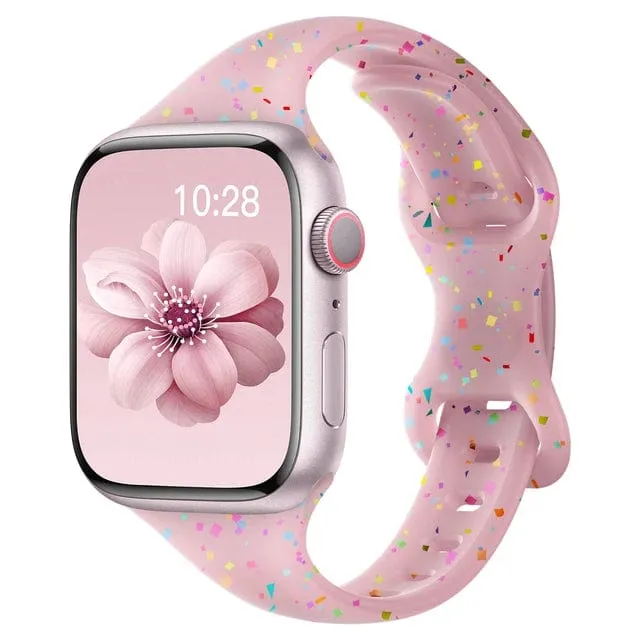 Slim Silicone Sports Watch Band