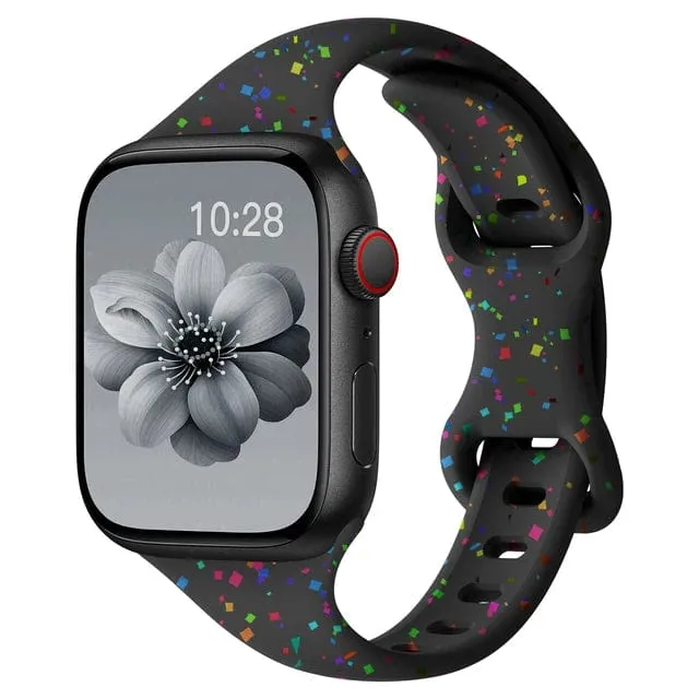 Slim Silicone Sports Watch Band