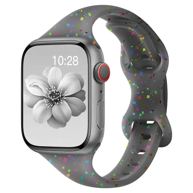 Slim Silicone Sports Watch Band