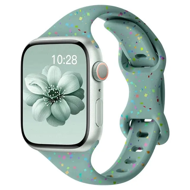 Slim Silicone Sports Watch Band