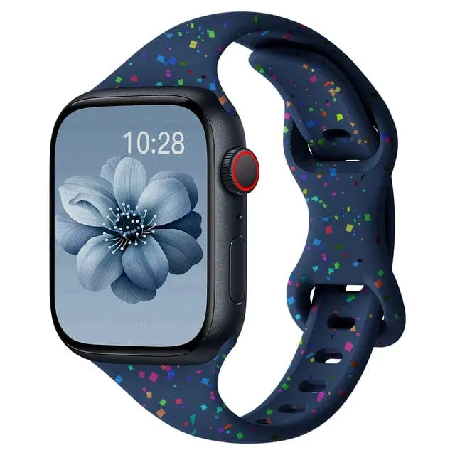 Slim Silicone Sports Watch Band
