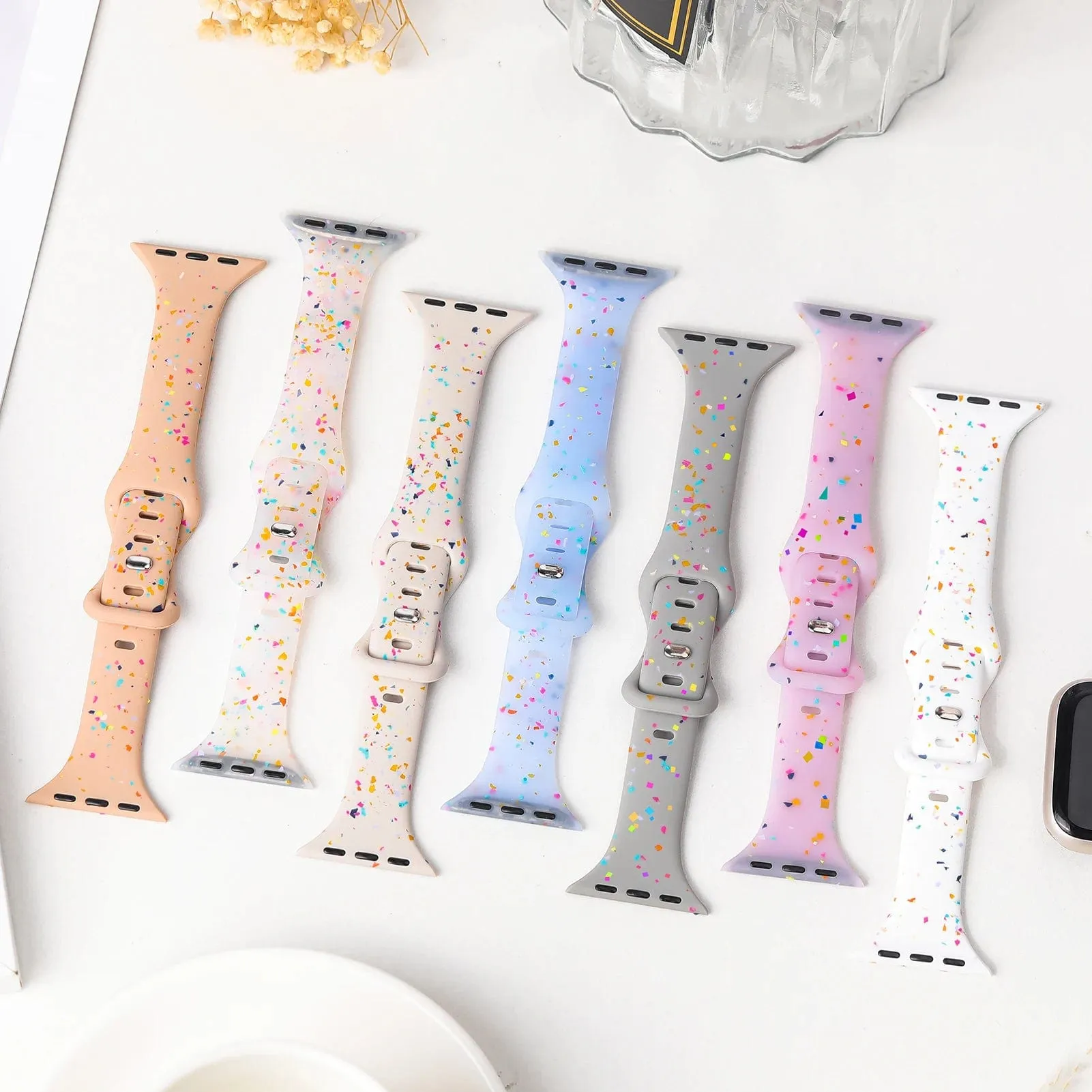 Slim Silicone Sports Watch Band