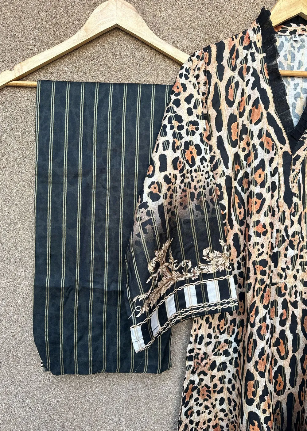 SLMN-03 - Yellow/Black - Readymade - Raaz Linen Suit 2025