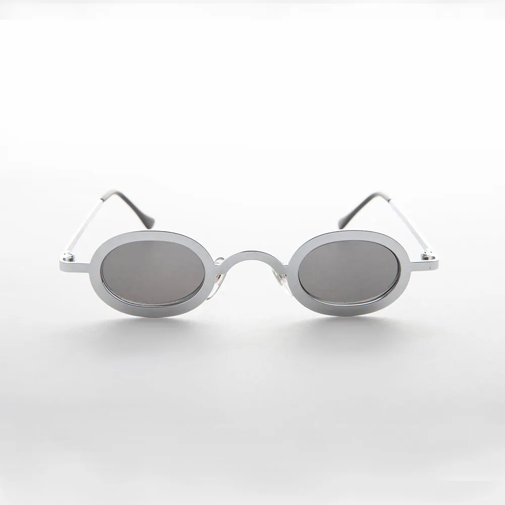 Small Oval Steampunk Vintage Sunglass - Cyberpunk