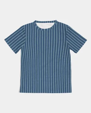 SMF Navy Blue Stripe Kids Tee