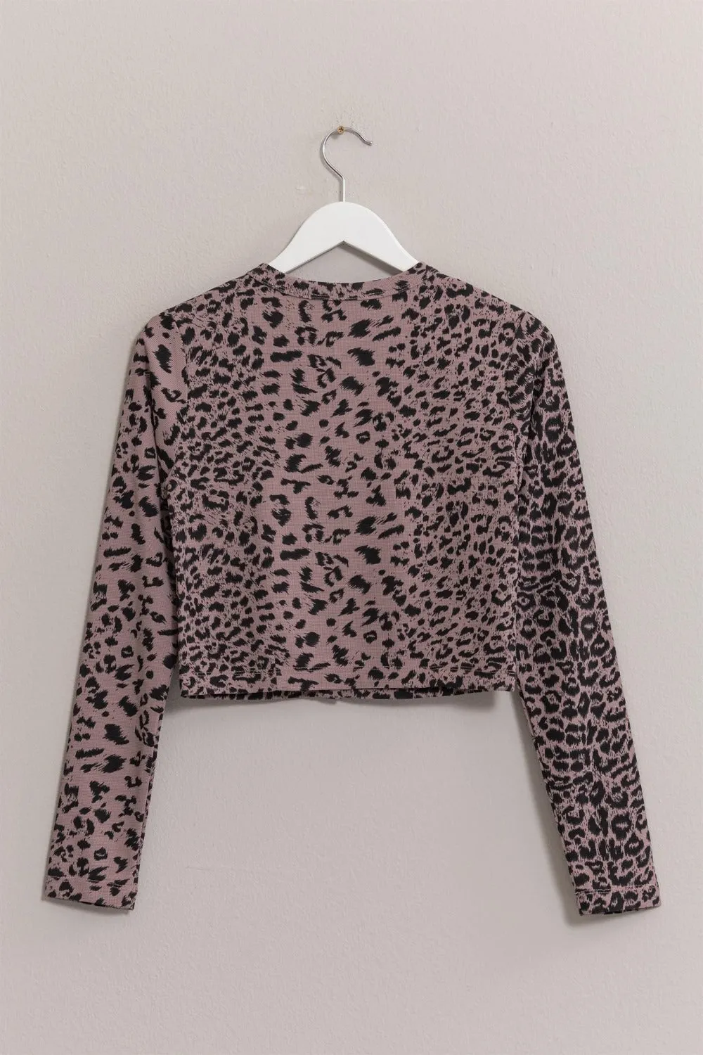 Snap Down Crop Cardigan