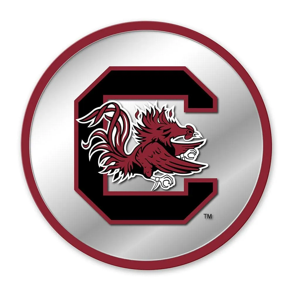 South Carolina Gamecocks: Modern Disc Mirrored Wall Sign