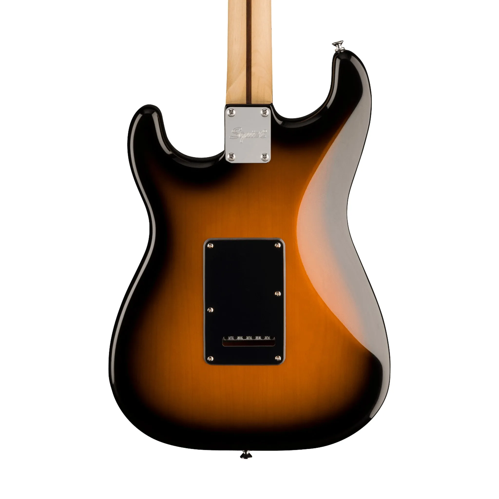Squier FSR Sonic Stratocaster HSS Electric Guitar w/Black Pickguard, Maple FB, 2-Color Sunburst