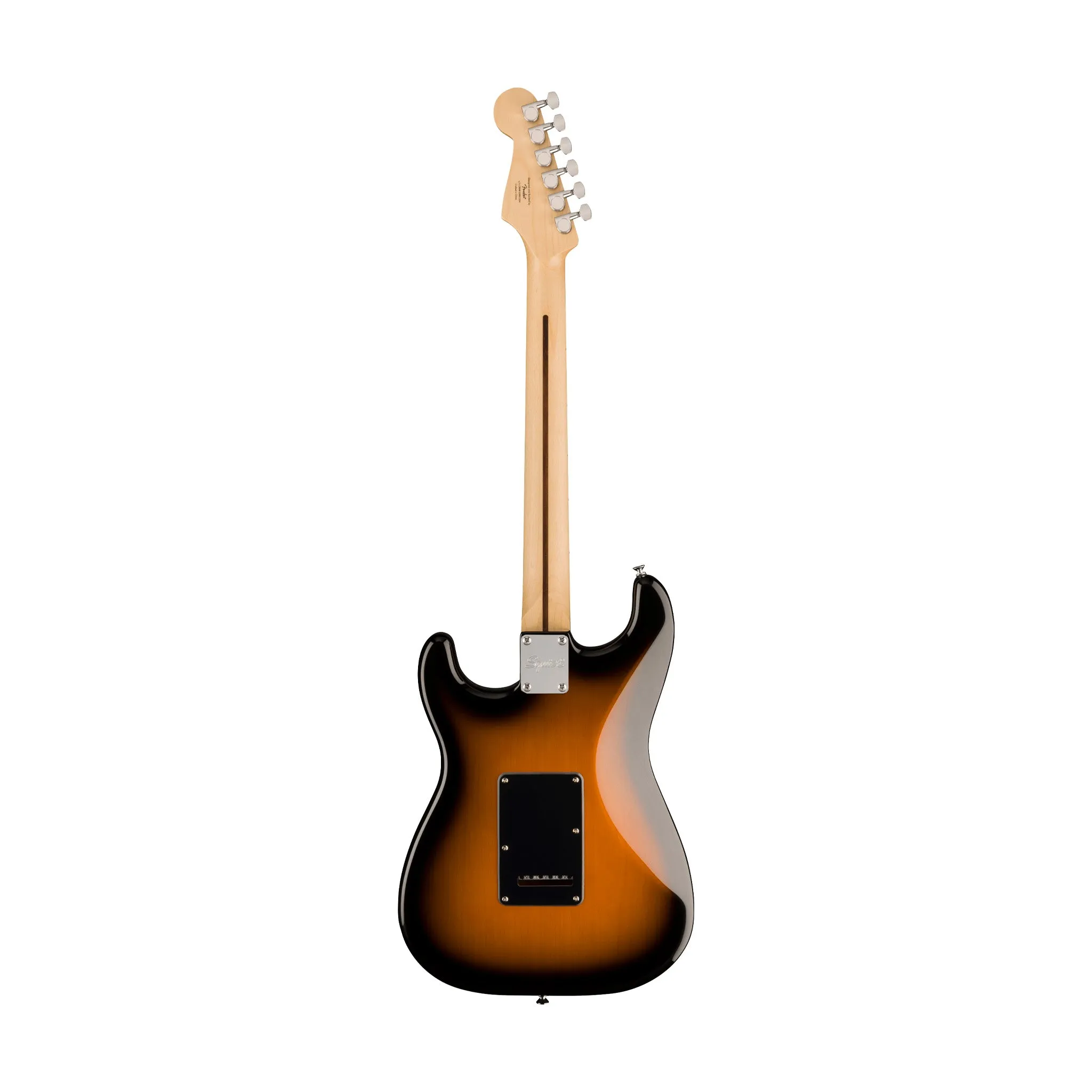 Squier FSR Sonic Stratocaster HSS Electric Guitar w/Black Pickguard, Maple FB, 2-Color Sunburst