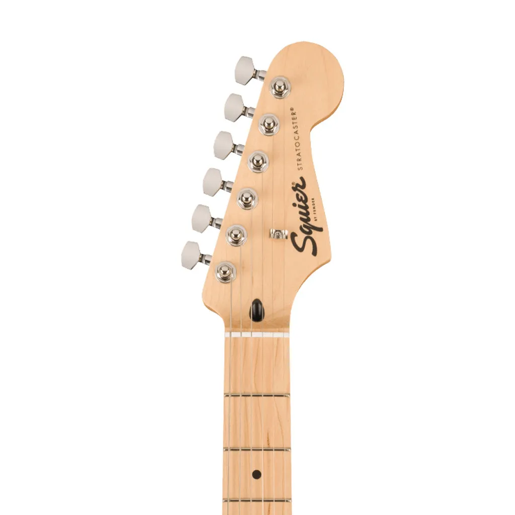 Squier FSR Sonic Stratocaster HSS Electric Guitar w/Black Pickguard, Maple FB, 2-Color Sunburst