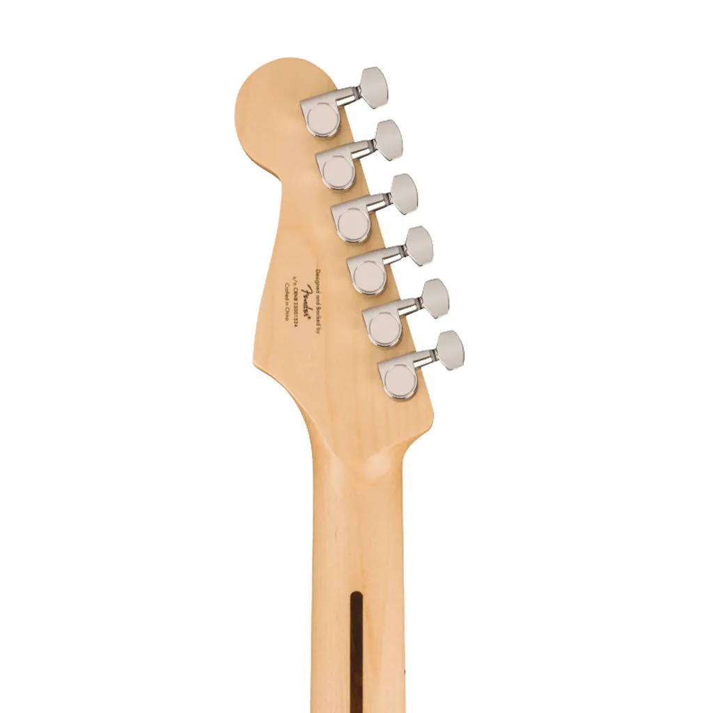 Squier FSR Sonic Stratocaster HSS Electric Guitar w/Black Pickguard, Maple FB, 2-Color Sunburst
