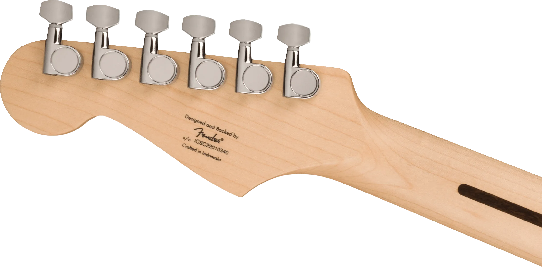 Squier Sonic™ Stratocaster®, Maple Fingerboard, White Pickguard, 2-Color Sunburst