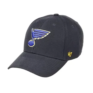St. Louis Blues 47 Brand NHL Clean Up Vintage Adjustable Hat - Black OSFM