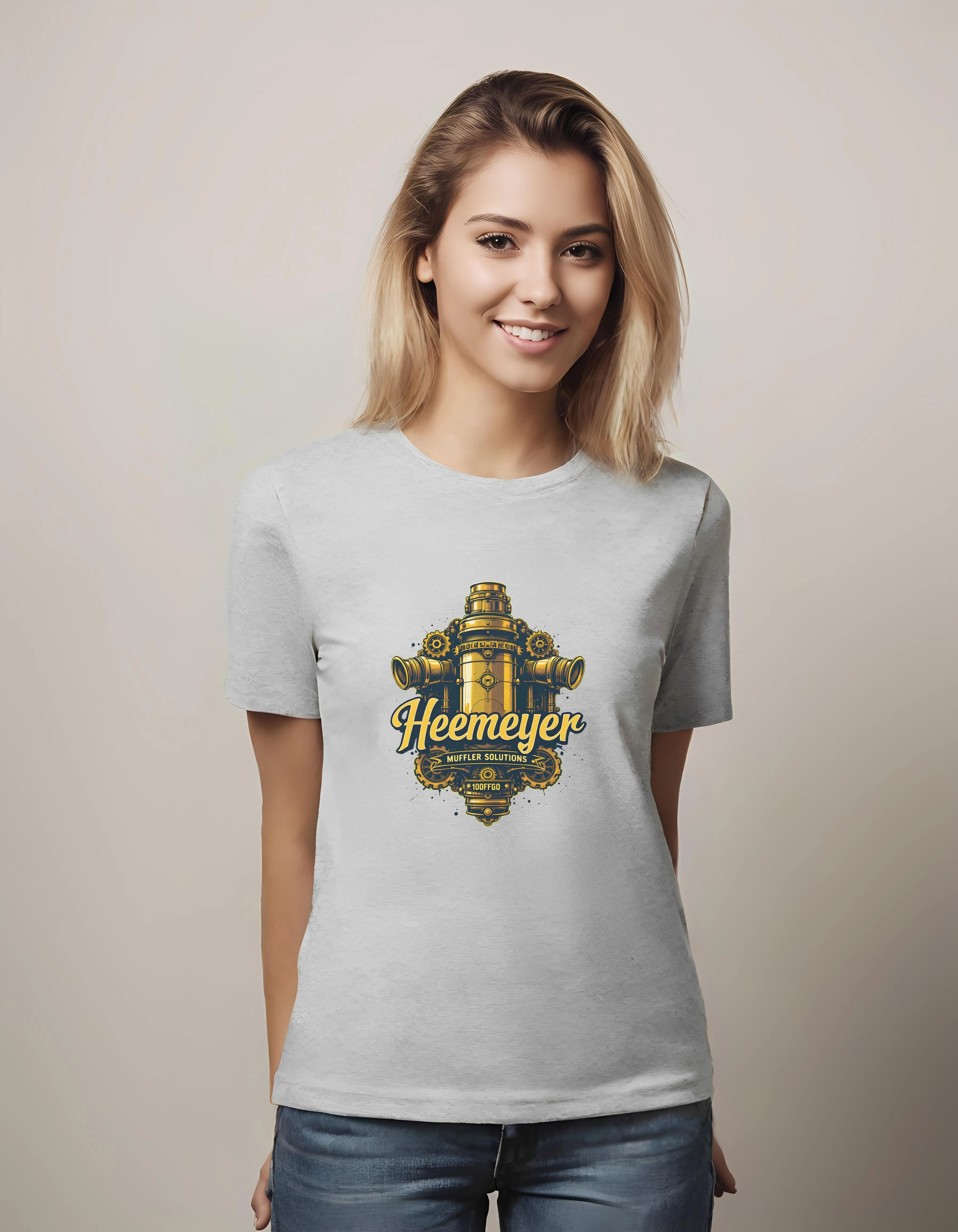 Steampunk Brass Muffler Design | Classic T-Shirt (Unisex)