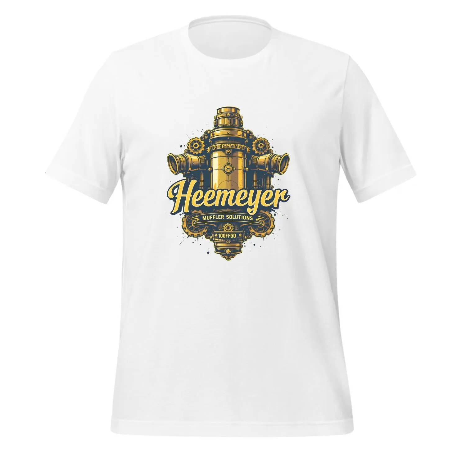 Steampunk Brass Muffler Design | Classic T-Shirt (Unisex)
