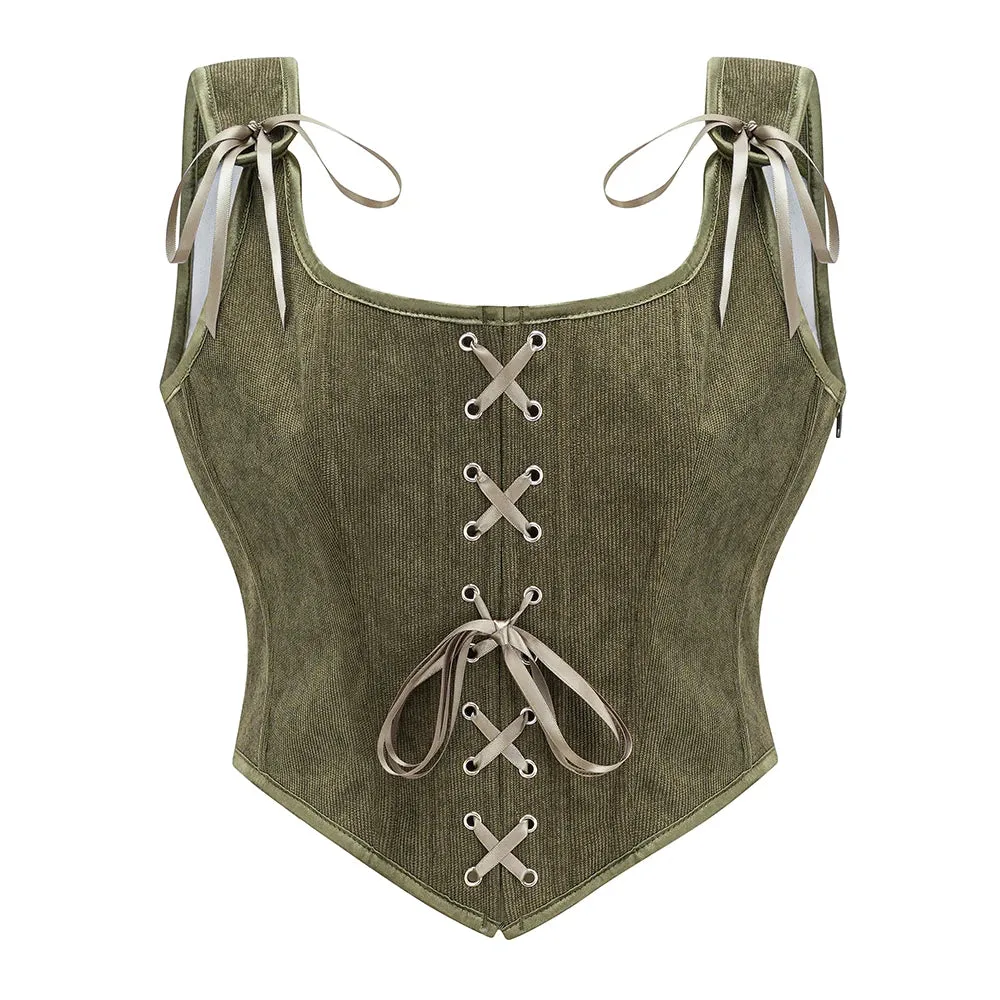 Steampunk Lace Up Corset