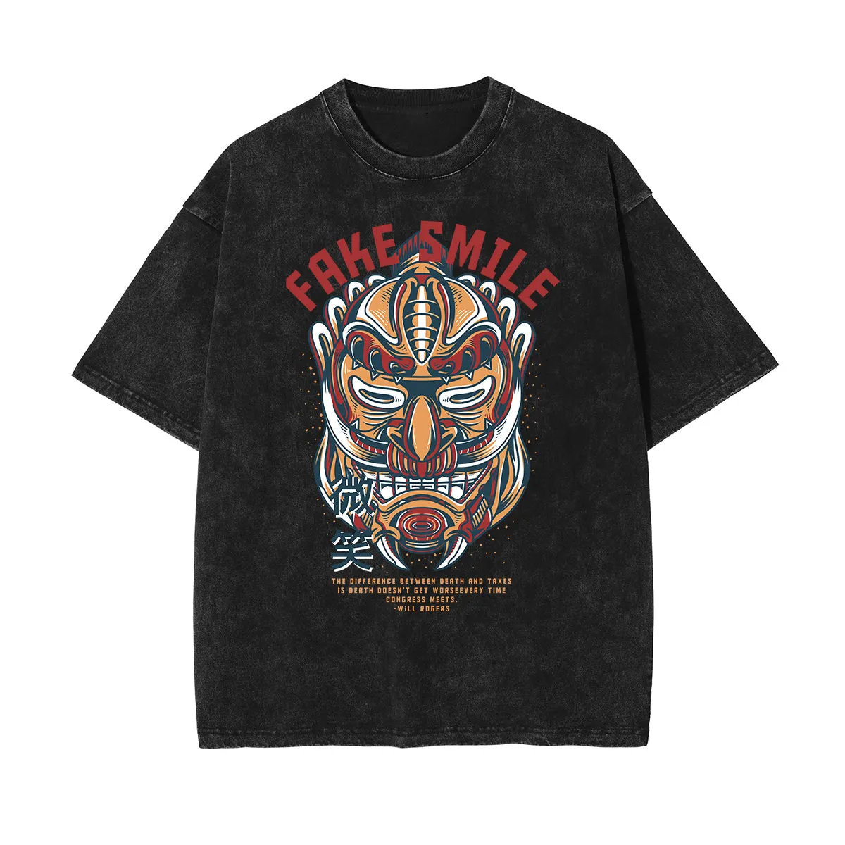Steampunk Stone Wash Pattern Tee