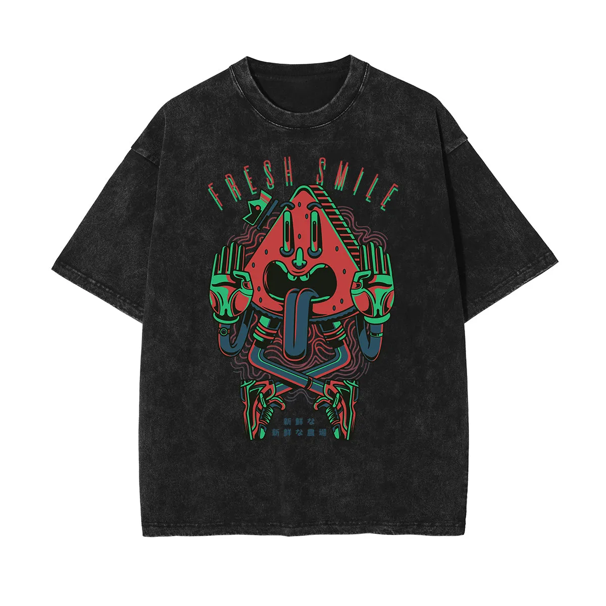 Steampunk Stone Wash Pattern Tee