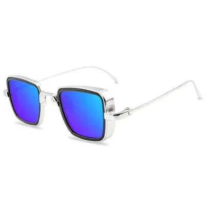 Steampunk Style Square Sunglasses Classic Gothic Men Women Brand Designer Square AlloyFrame Colorful Lens Goggles Sun Glasses