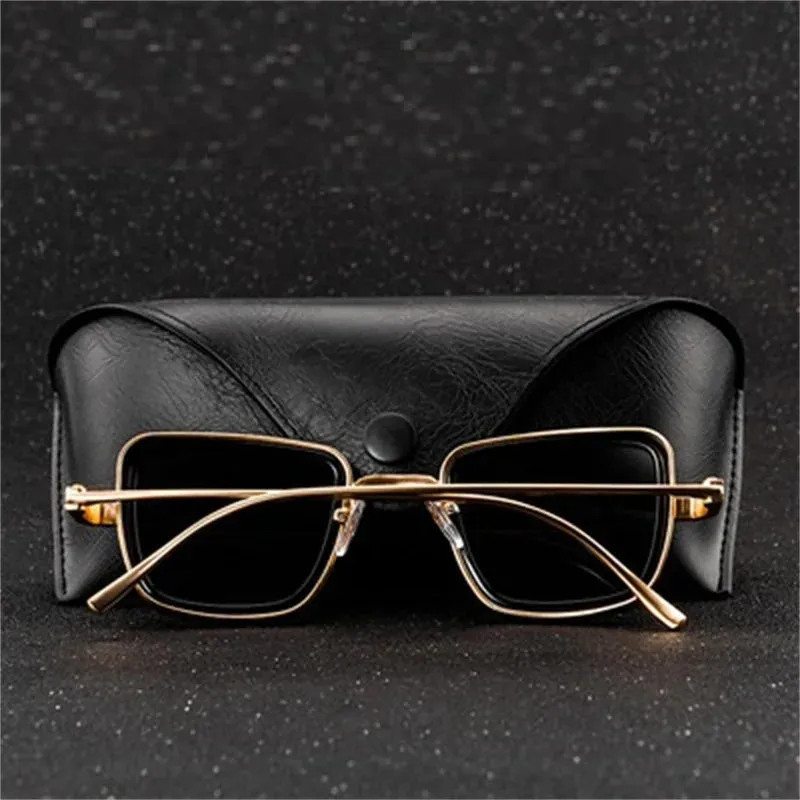 Steampunk Style Square Sunglasses Classic Gothic Men Women Brand Designer Square AlloyFrame Colorful Lens Goggles Sun Glasses