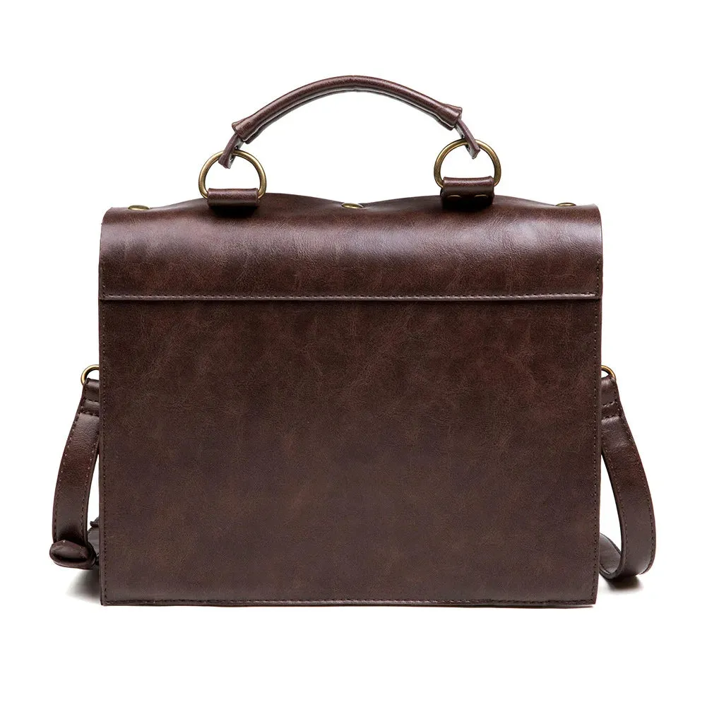 Steampunk Vintage Look Timepiece Shoulder Bag