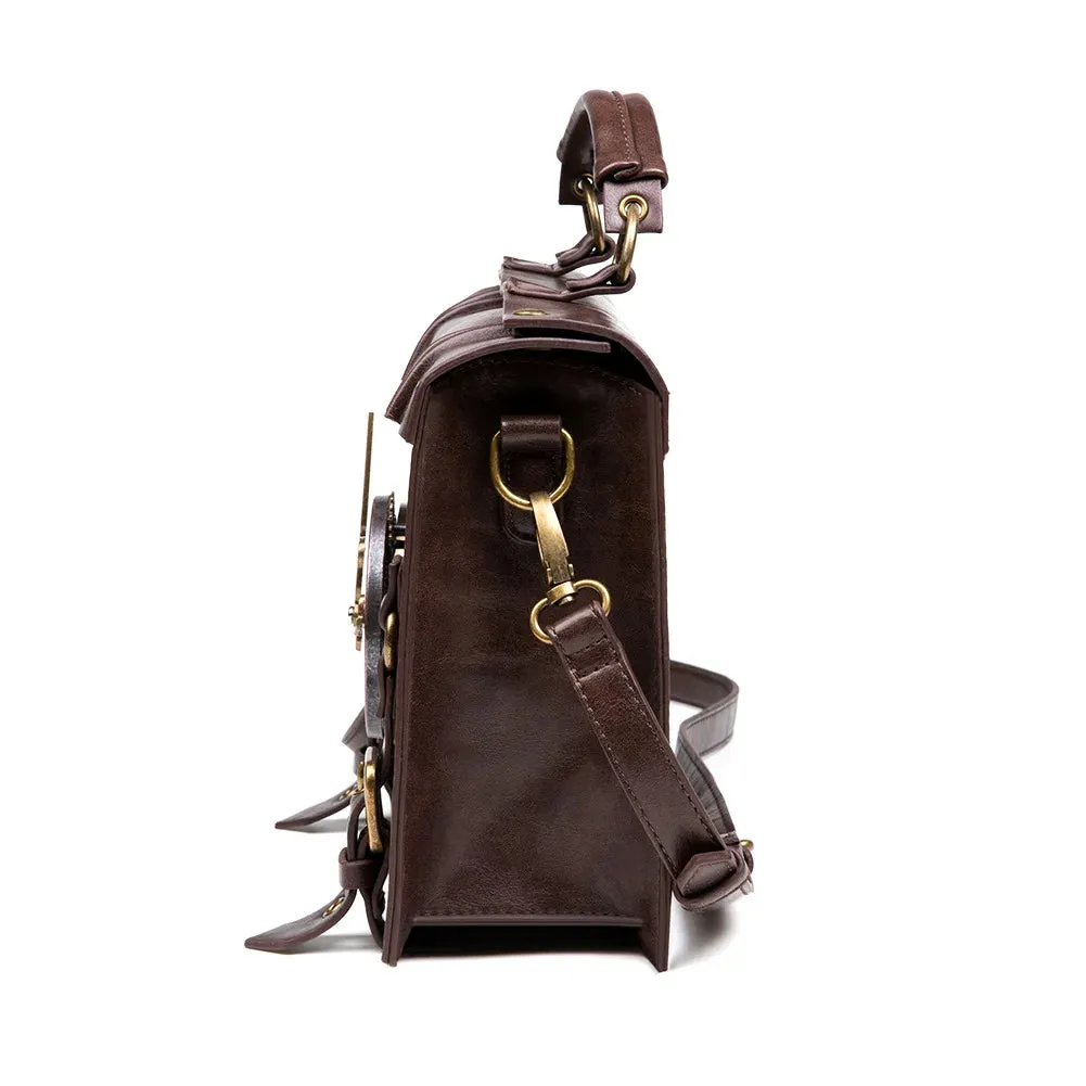 Steampunk Vintage Look Timepiece Shoulder Bag