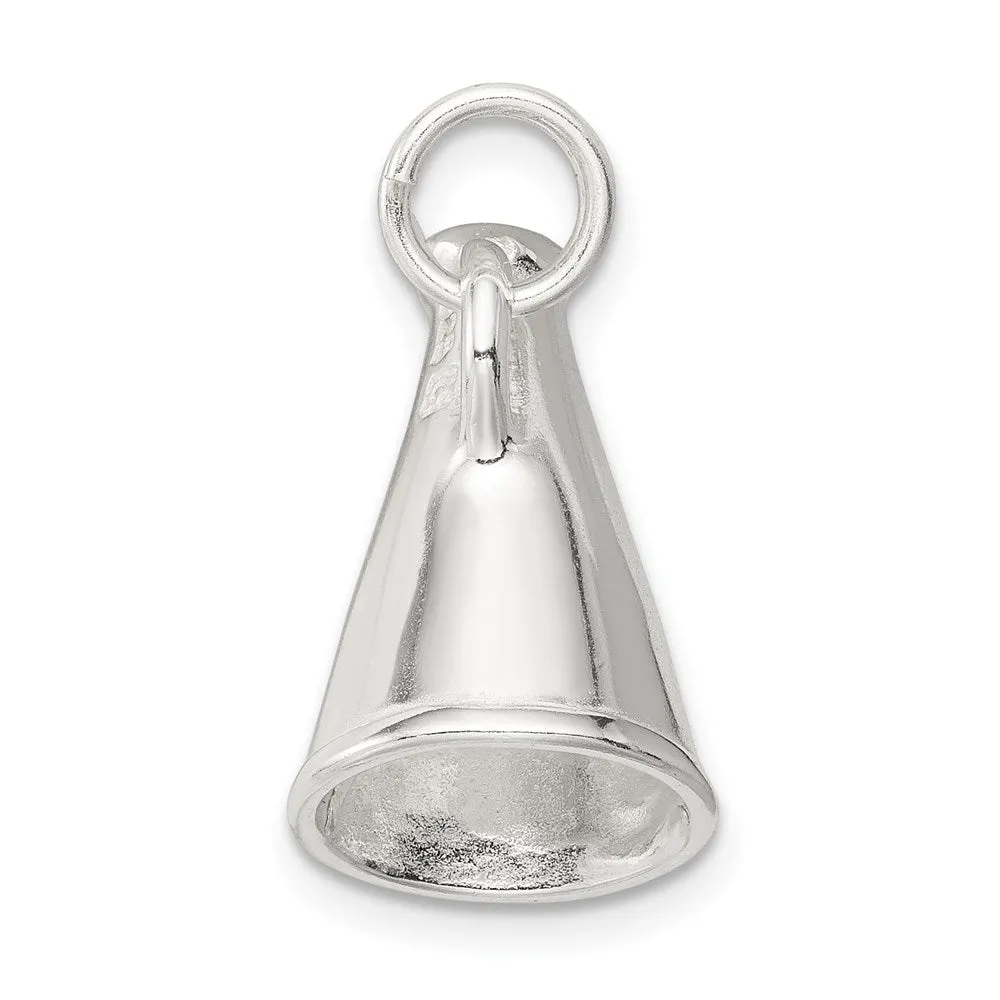 Sterling Silver Megaphone Charm