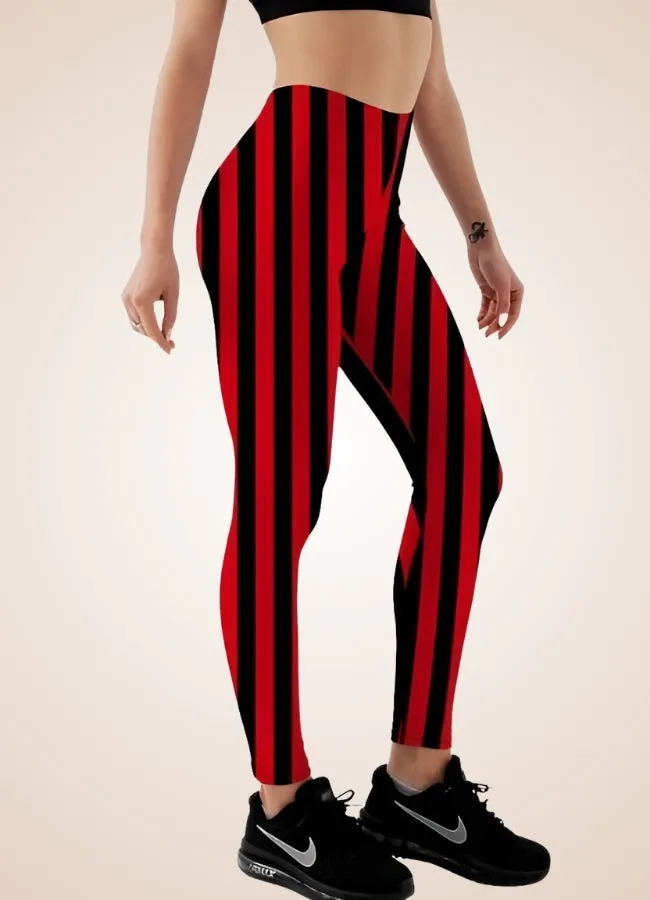 Stripped Vintage Steampunk Legging