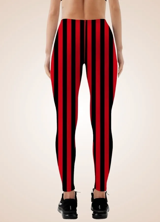 Stripped Vintage Steampunk Legging
