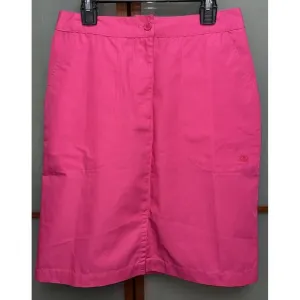 Stussy Women’s Pink Vintage VTG Y2K 90s 00s A-Line Knee Length Logo Skirt Size 3