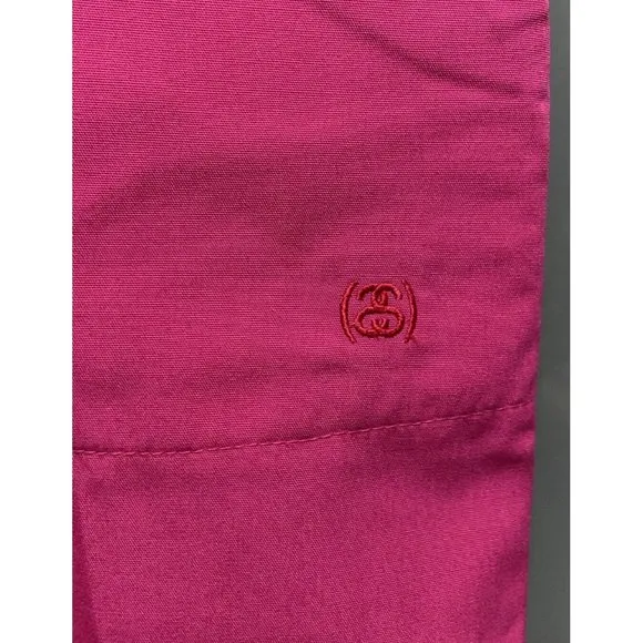 Stussy Women’s Pink Vintage VTG Y2K 90s 00s A-Line Knee Length Logo Skirt Size 3