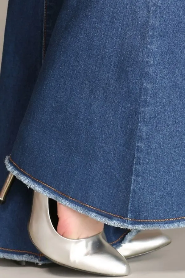 Stylish High Waisted Wide Leg Jeans