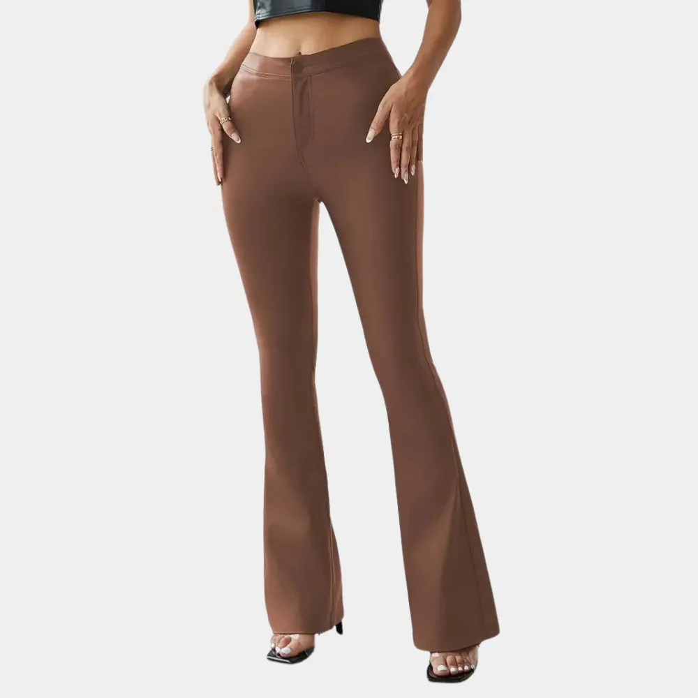 Stylish, slim-fit Rosalie women's casual trousers with flair.