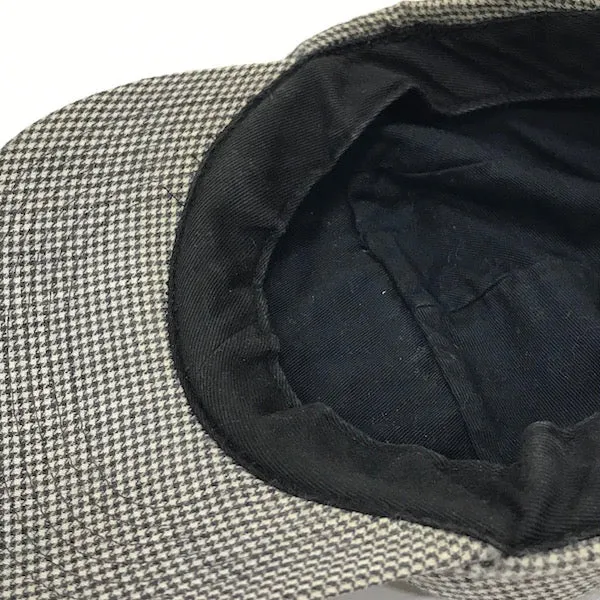 Supreme Vintage Houndstooth 6 Panel Box Logo Camp Cap