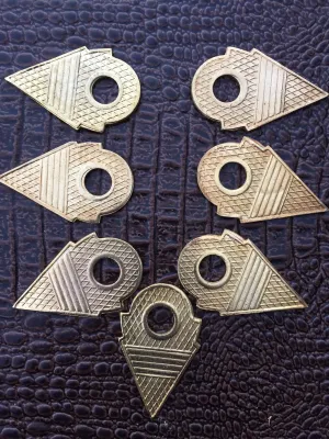 Talhakimt Pendants Brass 10pcs WS