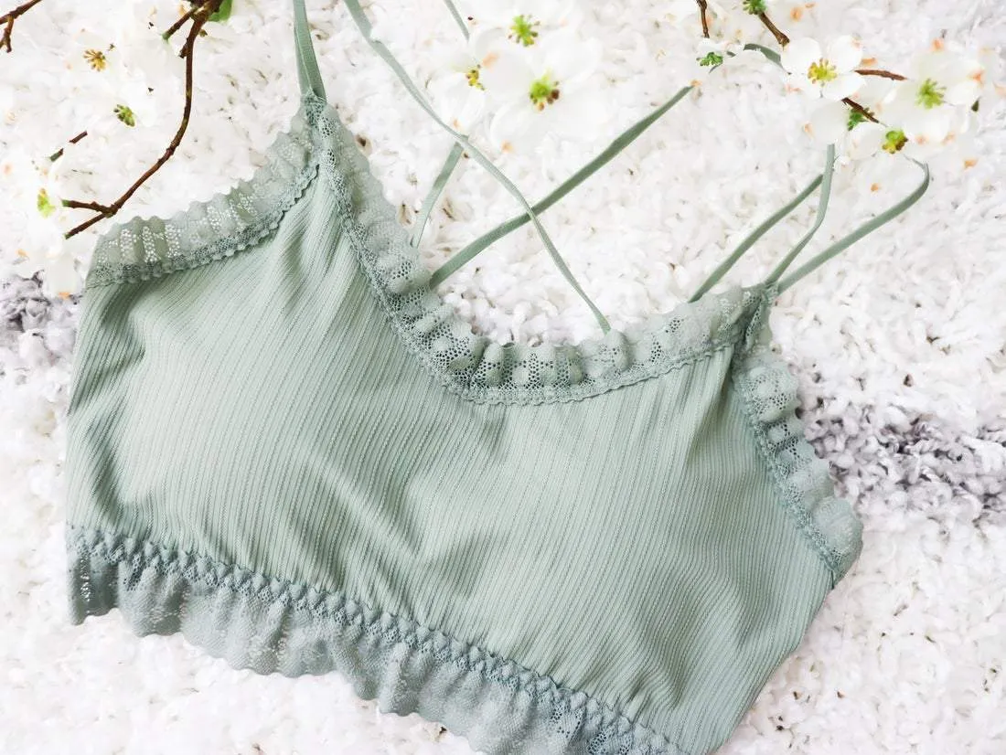 The Mara Lace Bralette -- 4 Colors!
