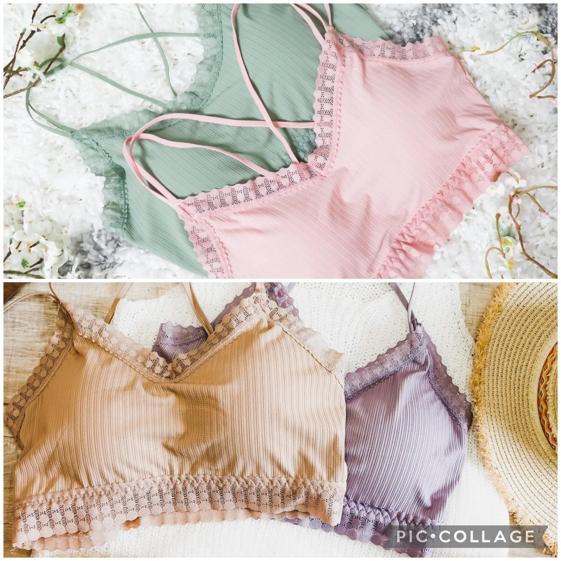 The Mara Lace Bralette -- 4 Colors!