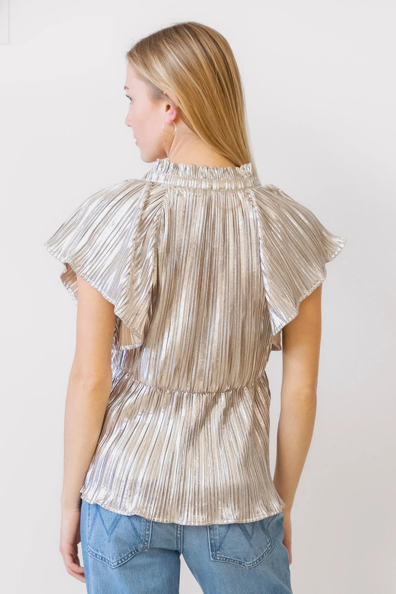 THML Champagne Blouse