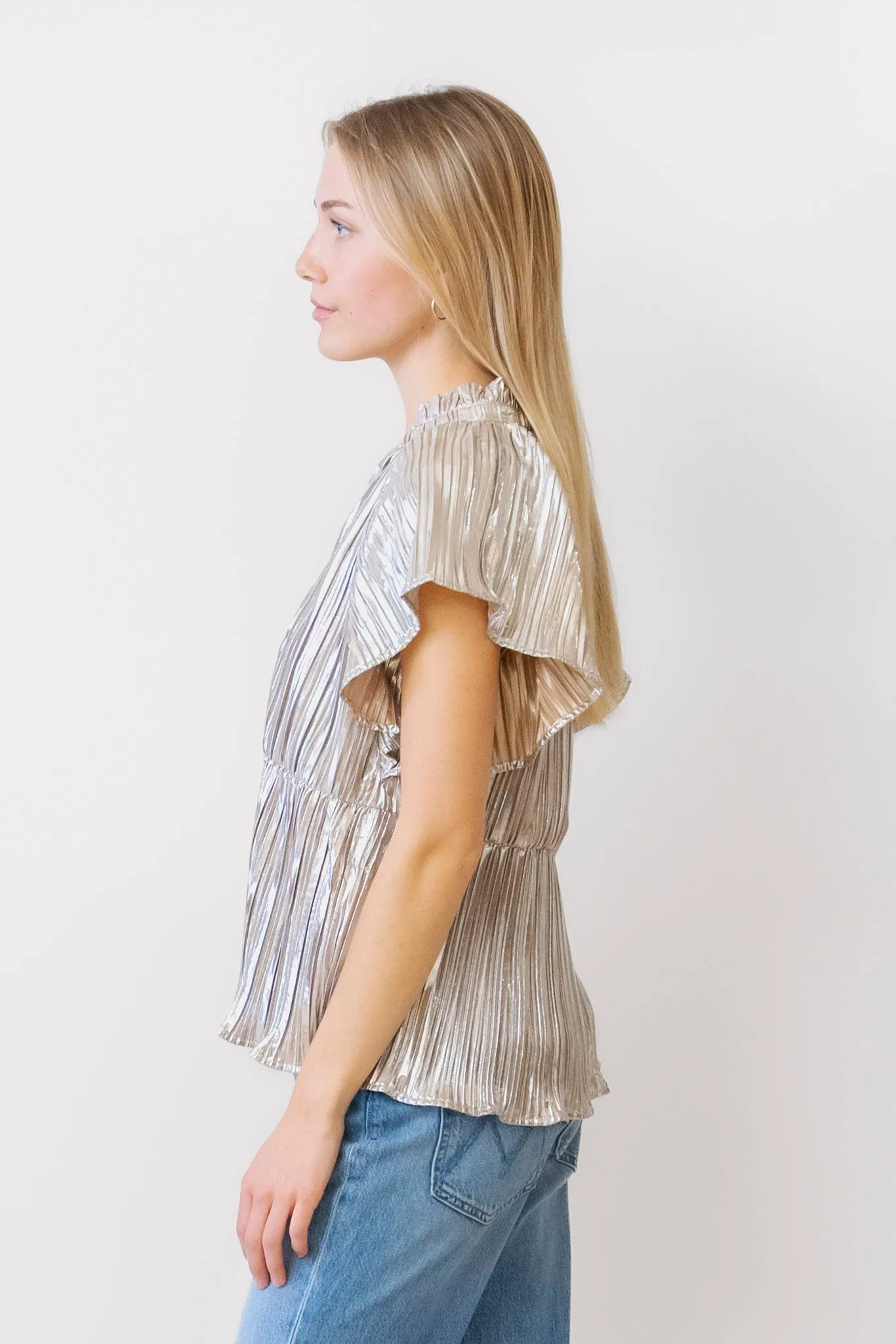 THML Champagne Blouse
