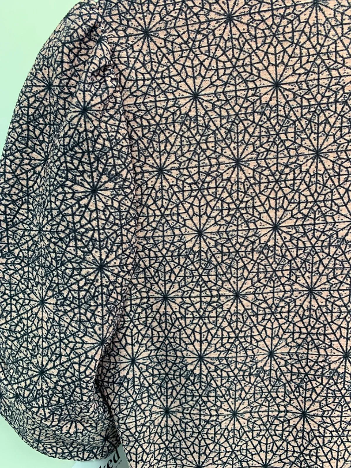 Topshop Pink Geometric Pattern Dress UK 10