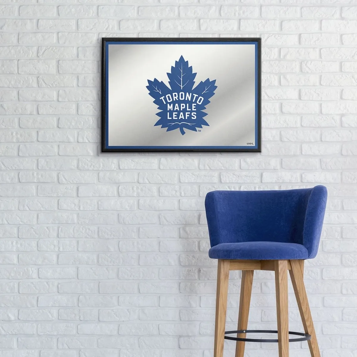 Toronto Maple Leafs: Framed Mirrored Wall Sign