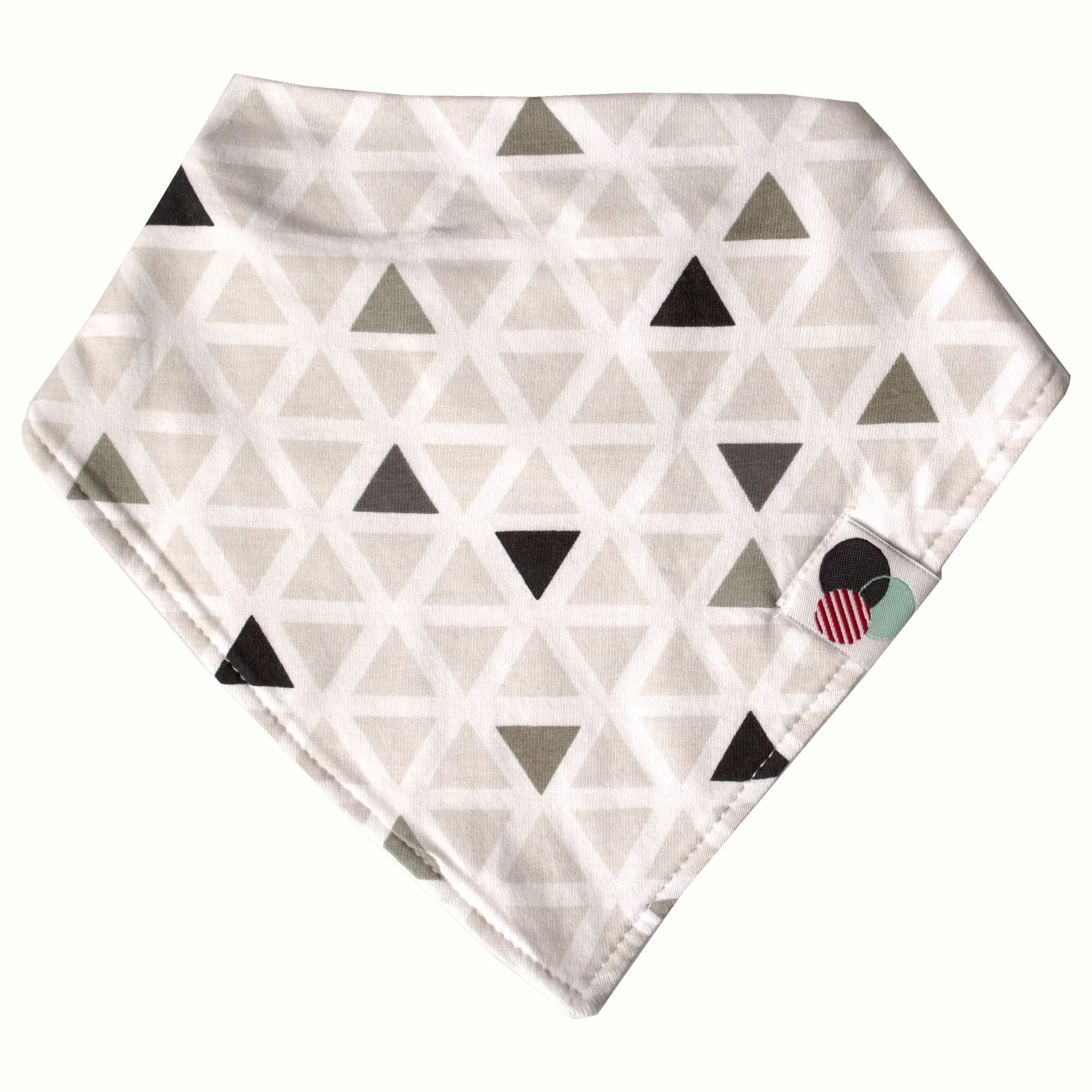 TRIANGLES  | Premium  Baby Bandana Bib