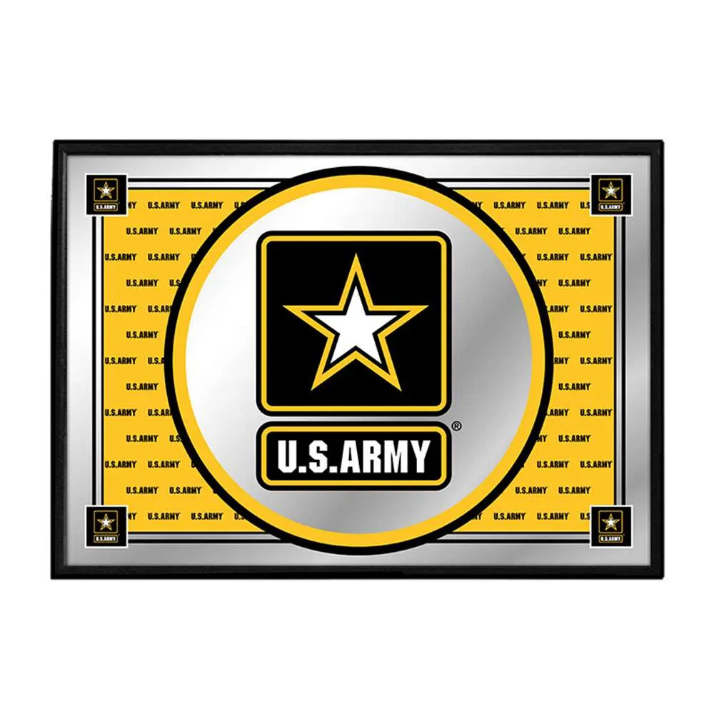 US Army Army: Team Spirit - Framed Mirrored Wall Sign
