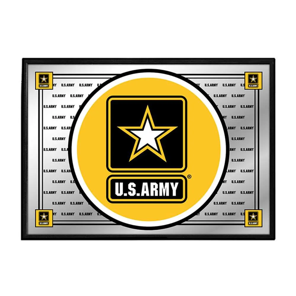 US Army Army: Team Spirit - Framed Mirrored Wall Sign