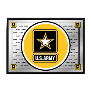 US Army Army: Team Spirit - Framed Mirrored Wall Sign