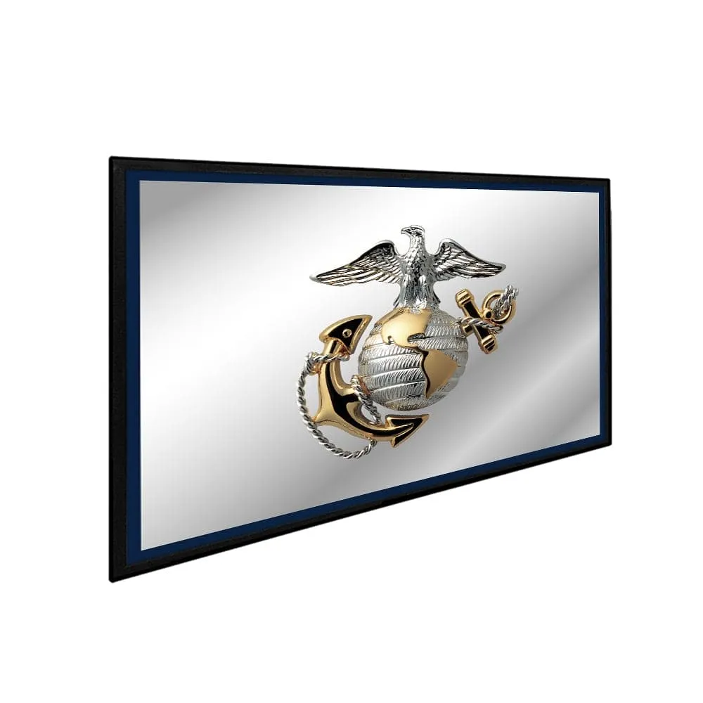 US Marine Corps: Framed Mirrored Wall Sign