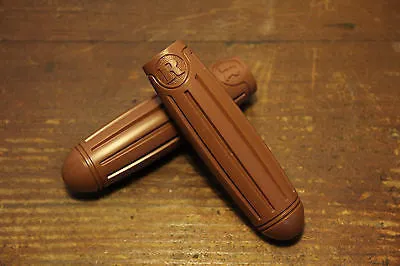 Vintage Bicycle Bike Handlebar Grips Rubber Brown
